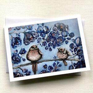 Spring Has Sprung Blank Inside Note Card Greeting